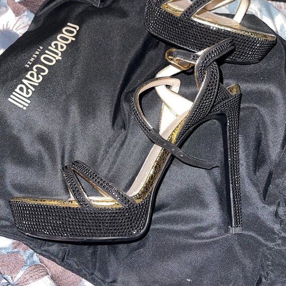 Roberto Cavalli Embellished Sandals - Picture 8 of 12